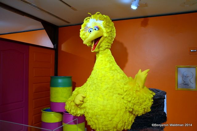 Sesame Street Exhibit NYPL big bird