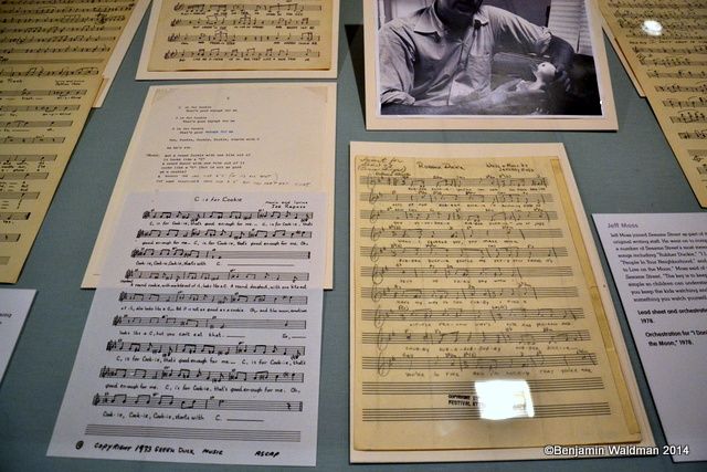 Sesame Street Exhibit NYPL rubber ducky sheet music