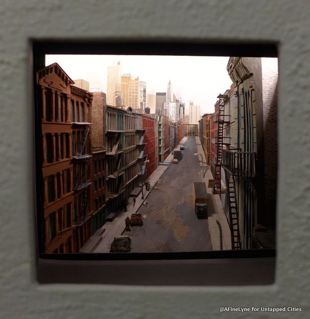 Broome Street Looking West, a three dimensional diorama, 1971 by Richard Haas