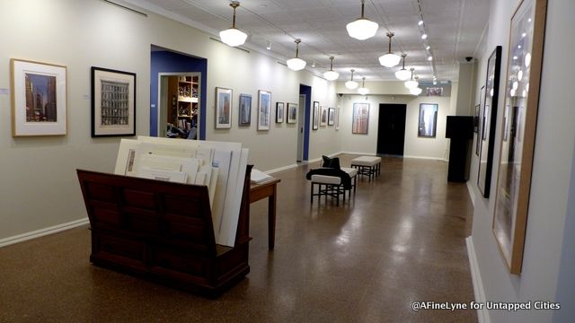 First Floor Gallery Room, Richard Haas exhibit