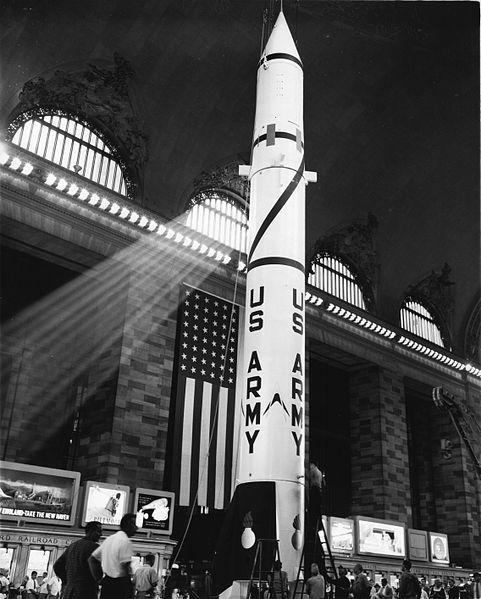 Redstone Rocket inside Grand Central