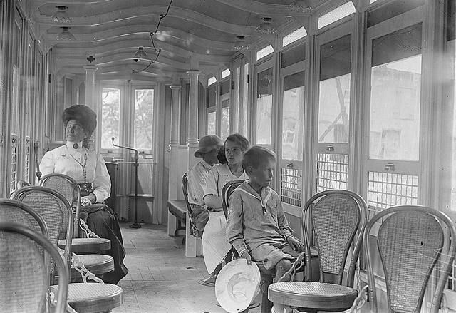 City Island Monorail Railroad-Interior-NYC