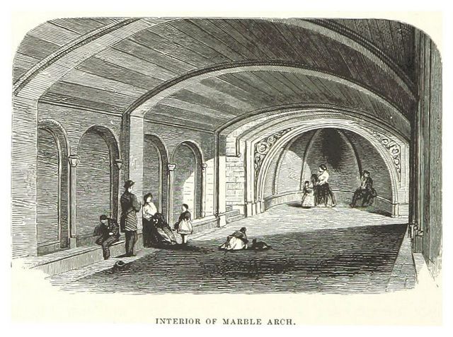 Interior of Marble Arch-Central Park-Demolished-Lost-NYC