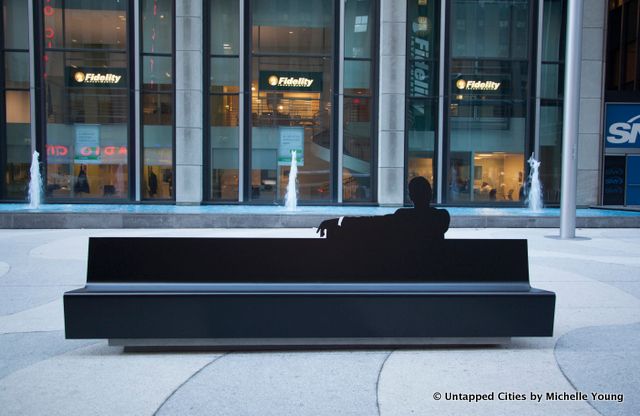 Mad Men Selfie Bench-Mad Men Avenue-Don Draper Way-Sixth Avenue-Avenue of the Americas-Time Life Building-Radio City-NYC