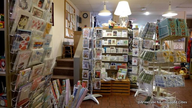 The shop is organized in distinct sections, making it easy to shop