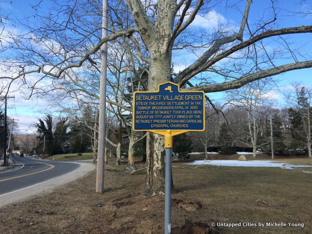 Setauket Village Green Battle of Setauket-Culper Spy Ring-AMC TURN-Film Locations-Abraham Woodhull Grave-Revolutionary War-Long Island