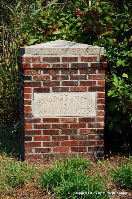 Strongs Neck Marker-Culper Spy Ring-Anna Strong-Abraham Woodhull-Revolutionary War-Long Island