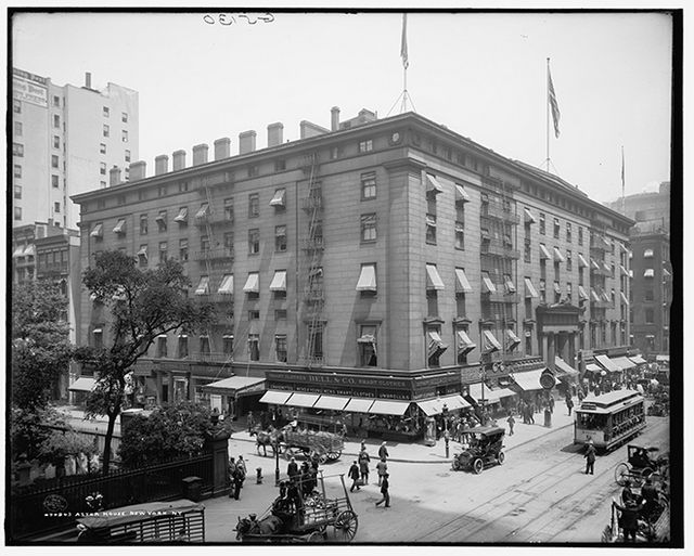 The lost Astor House Hotel in New York City