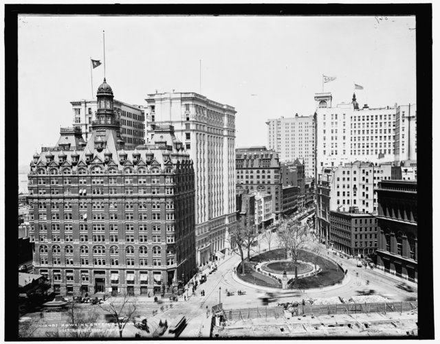 Bowling Green-NYC-Vintage Photograph-Library of Congress