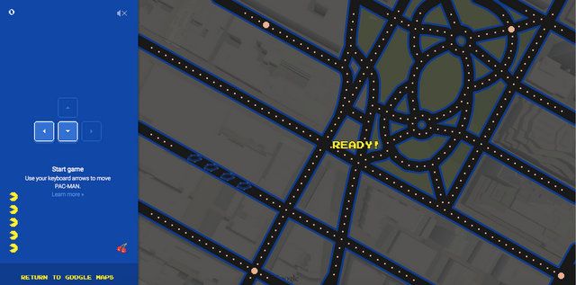 Pac-Man Google Maps-Screenshot-NYC-Madison Square Park