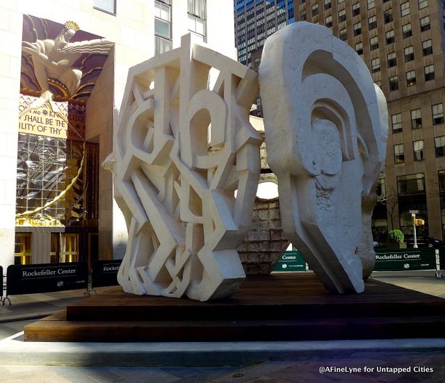 Thomas Houseago's new installation at Rockefeller Center