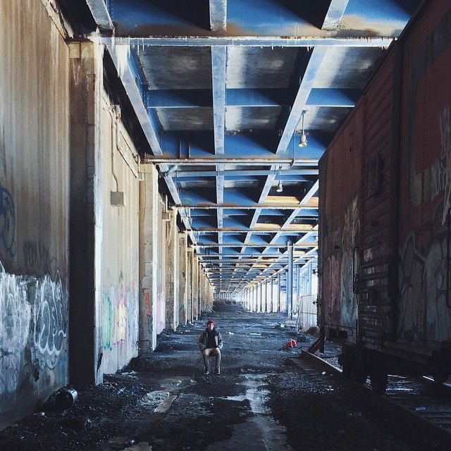 UntappedCities BigScreen Instagram Contest Photo, NY Exploration, train, rubble, graffiti, NY photography, NYC, street life, urbanism