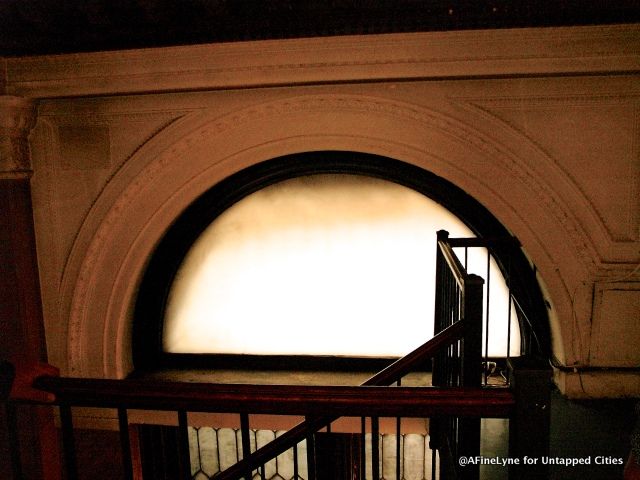 From the second floor loft, looking back at the staircase and window.