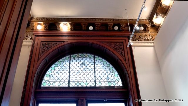 Beautiful large window facing the Bowery located in the first small room.