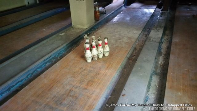 Bowling pins in abandoned rockland psychiatric center