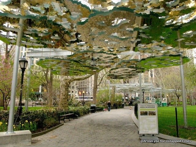 Teresita Fernandez's "Fata Morgana" in Madison Square Park