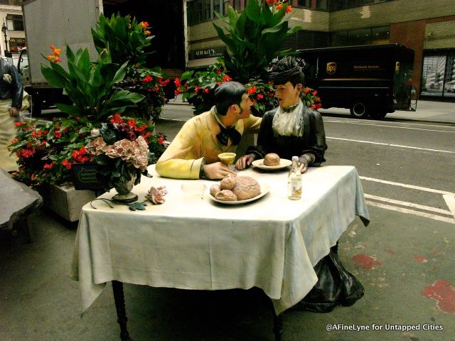 Edouard Manet inspired 'The Eye of the Beholder' Seward Johnson Broadway Untapped Cities AFineLyne