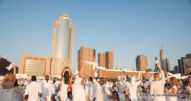 NYC-Diner en Blanc-2015-Hudson River Park-Pop Up White Dinner-003