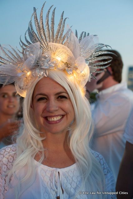 NYC-Diner en Blanc-2015-Hudson River Park-Pop Up White Dinner-023