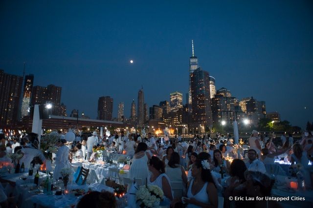 NYC-Diner en Blanc-2015-Hudson River Park-Pop Up White Dinner-027