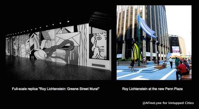 Lichtenstein at Penn Plaza & Gagosian Untapped Cities AFineLyne