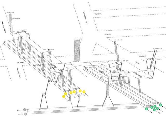 14th Street-Union Square-Project NYC-Subway Station Cross Section