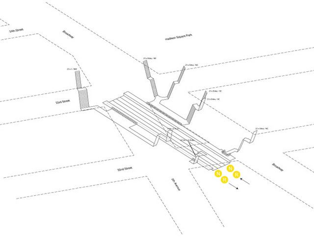 23rd Street-Project NYC-Subway Station Cross Section