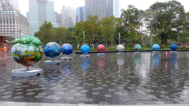 Cool Globes NYC Battery Park City Untapped Cities AFineLyne