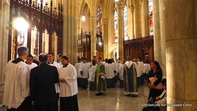 Gathering for vespers st Patrick's cathedral untapped cities