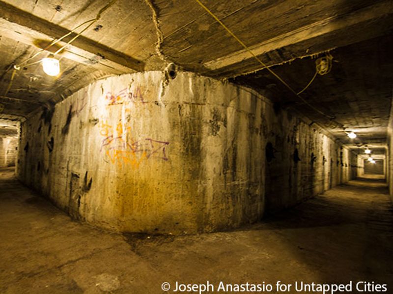 tunnels under McCarren Park Pool