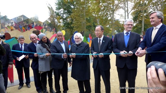 Ribbon Cutton for Enlightened Universe Central Park Untapped Cities AFineLyne