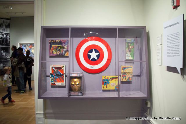 Superheroes in Gotham-New-York Historical Society-Exhibit-Marvel-Comics-Batman-Superman=Wonder Woman-Spiderman_Captain America-NYC_12