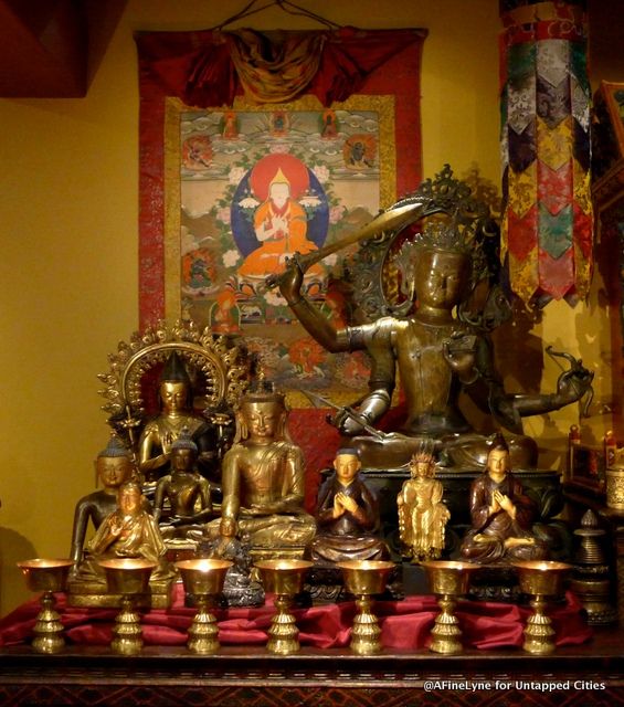 Tibetan Buddhist Shrine Room Rubin Museum AFineLyne Untapped Cities