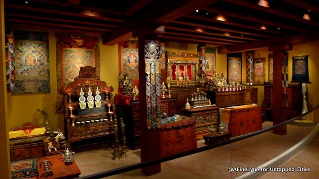 Tibetan Buddhist Shrine Room Rubin Museum Untapped Cities AFineLyne