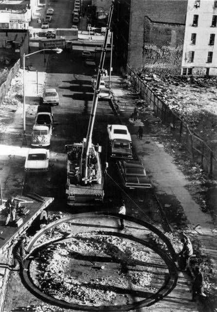 To Encircle Base Plate Hexagon - 183rd Street and Webster Avenue - Bronx - Richard Serra - Untapped Cities - NYC-001