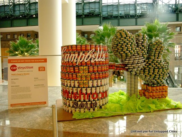 Campbells at Canstruction Untapped Cities AFineLyne