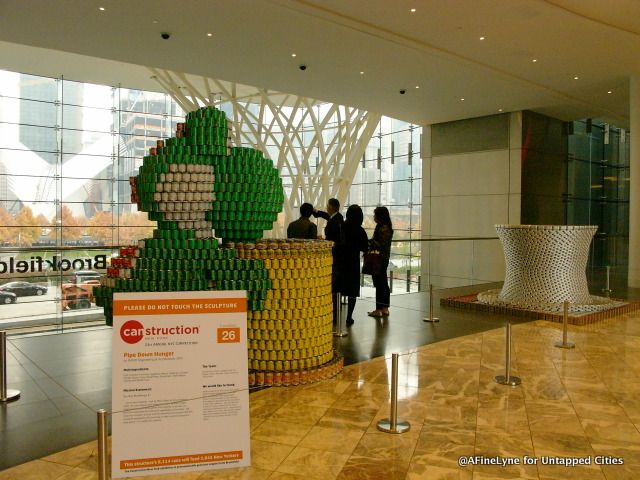 Canstruction at Brookfield Place NYC Untapped Cities AFineLyne