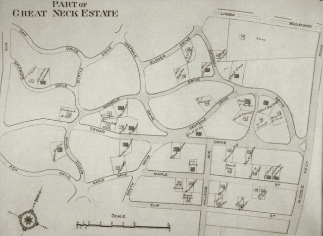 Great Neck Estates-Map-Gardens of Eden-Long Island's 20th Century Planned Communities-NYC