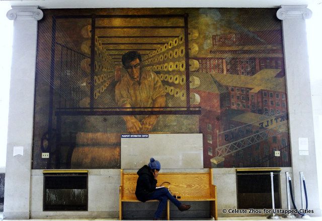 Bronx post office mural wpa