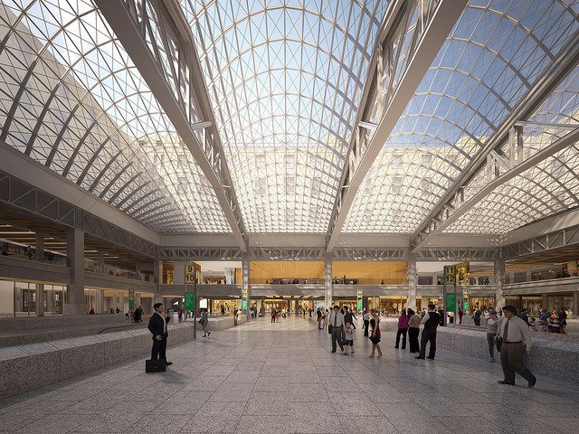 New Plans and Visionary Renderings For NYC's Penn Station Renovation_Farley Post Office Amtrak Station 2_Untapped Cities_NYC_Stephanie Geier