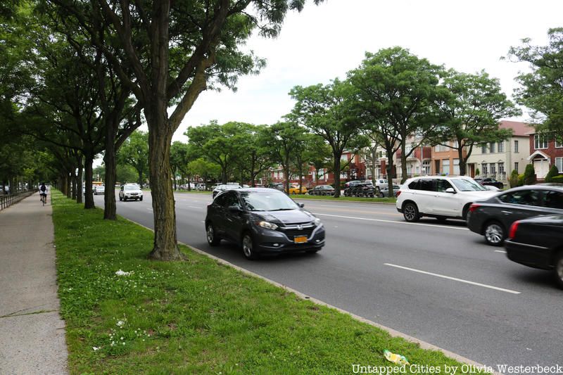 Ocean Parkway designed by Frederick Law Olmsted