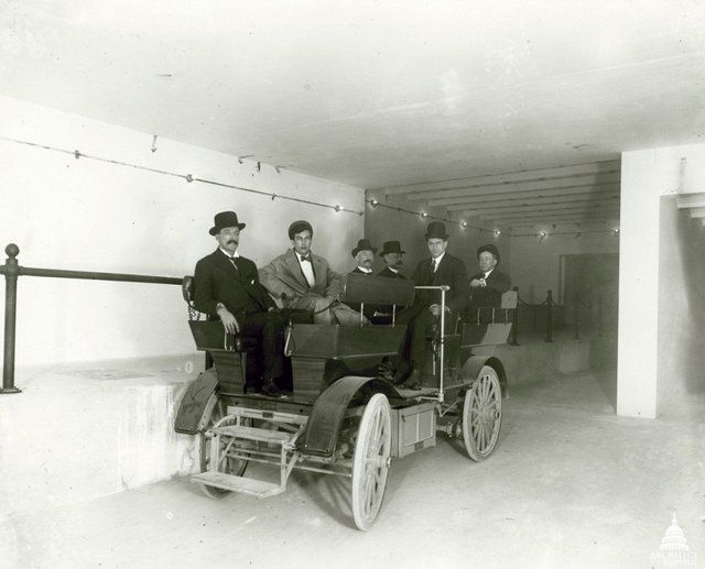 Studebaker coach car running on Capitol Hill subway line