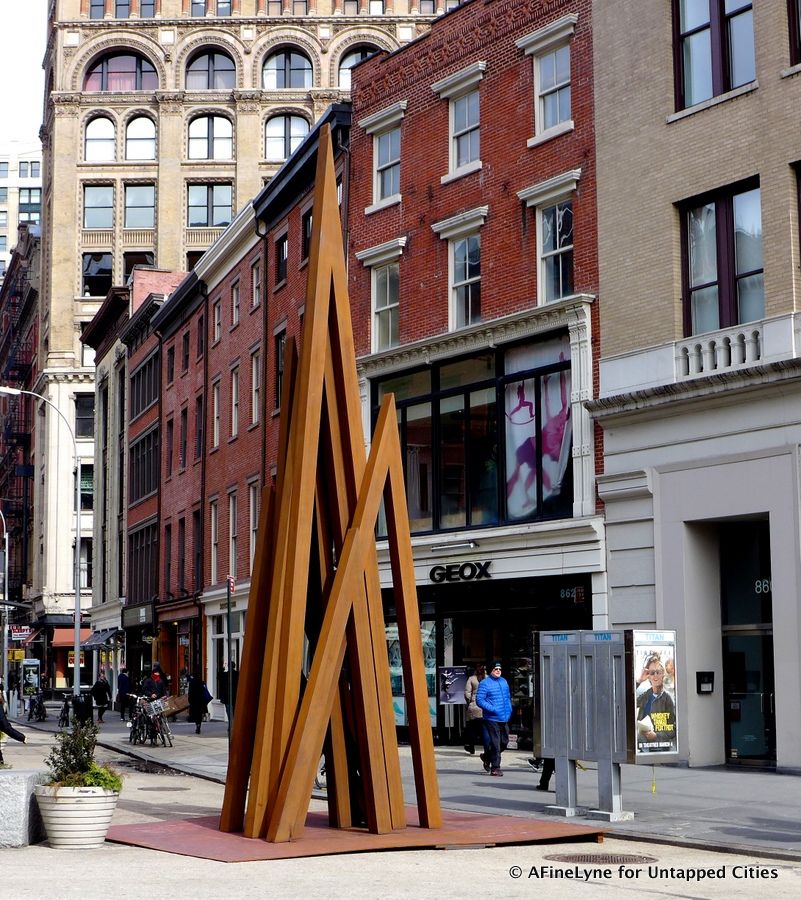 Bernar Venet Union Sq Untapped Cities AFineLyne