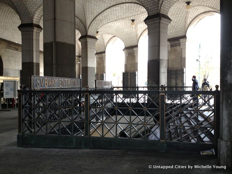 Chambers Street Municipal Building-Subway Entrance-Guastavino Tiling-NYC