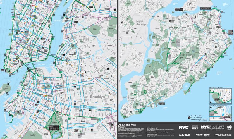 NYC Bike Map-DOT-2016-Brooklyn-Staten Island