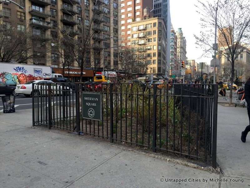 Sherman Square at 70th Street and Broadway