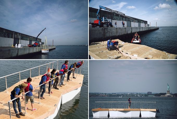 Citizen Bridge-Nancy Novacek-Governors Island-Red Hook Brooklyn-Buttermilk Channel-Pedestrian Bridge-Kickstarter-NYC-4