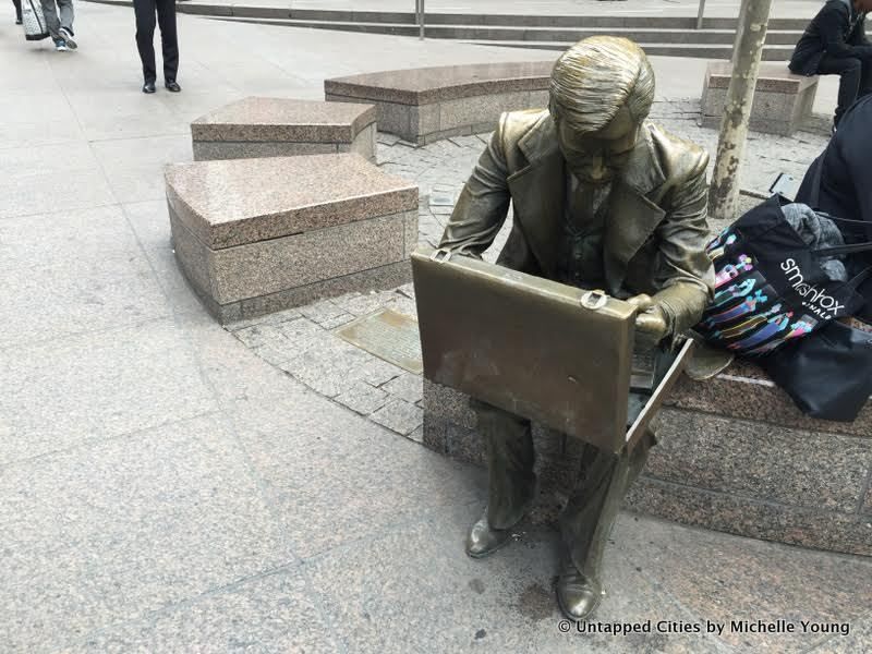 Double Check Zuccotti Park Seward Johnson Untapped Cities AFineLyne