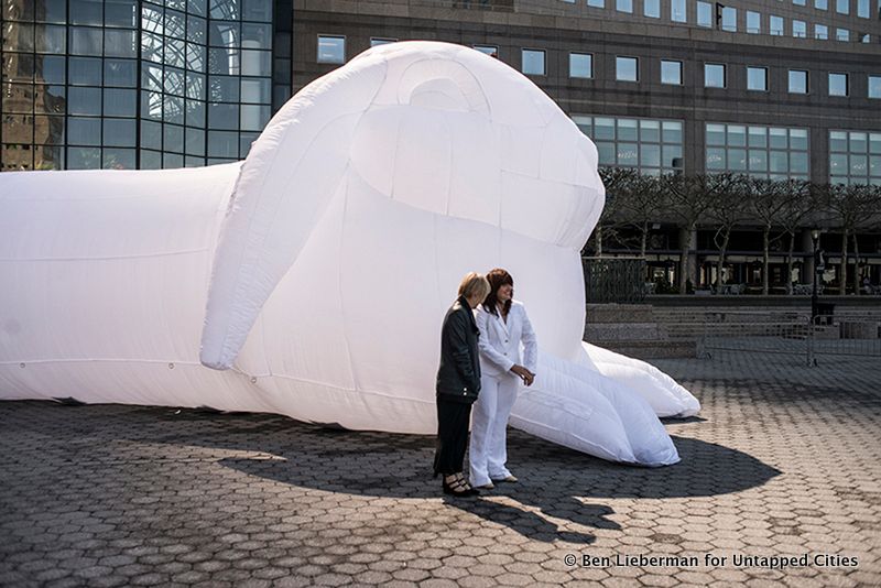 Inflated Intrude at Brookfield Place Untapped Cities AFineLyne