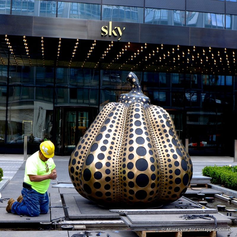 Pumpkin on 42nd Street Kusama Untapped Cities AFineLyne